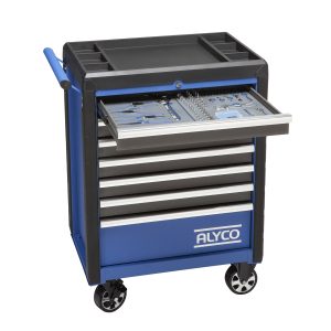 CARRO METÁLICO 7 CAJONES ANTIVUELCO CON HERRAMIENTAS ALYCO