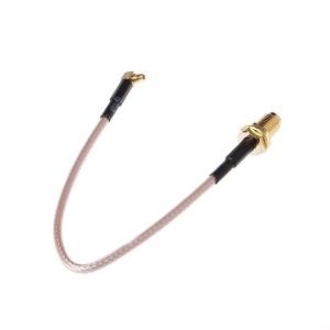 Cable Rp-sma Hembra A Mmcx Macho Angulo Recto 15cm Rg316