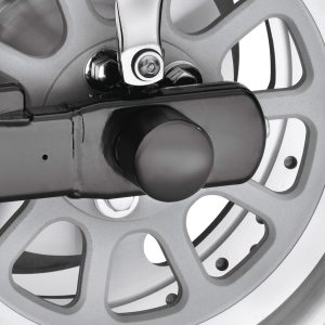 Tapas de las tuercas del eje trasero – negro brillante Estilo Billet