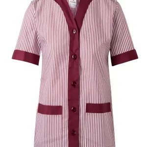 Bata de manga corta cierre abotonado 579 Velilla