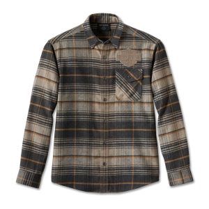 Camisa Hombre Harley-Davidson® Men Bar & Shield Premium Shirt – Gris