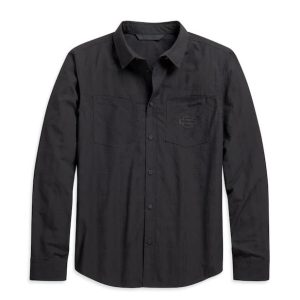 Camisa hombre Harley-Davidson® Men Textured  Woven