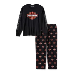 Pijama Manga Larga Hombre Harley-Davidson® Men Bar & Shield Long Sleeve Pajama Set