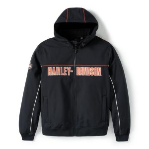 Chaqueta Cortavientos Hombre Harley-Davidson® Men Idyll Windproof Soft Shell Jacket – Negro