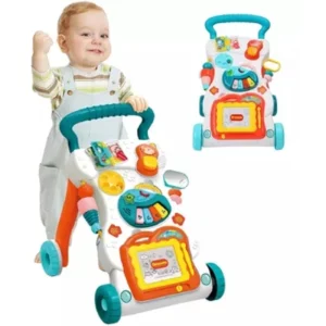 Andadera con juguetes didácticos niño y niña