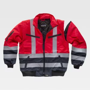 chaqueta Piloto combinada rojo alta visibilidad C3737 WORKTEAM