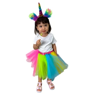 Disfraz Unicornio Arcoiris Niñas Halloween