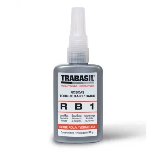 TRABASIL trabado de roscas RB1 torque bajo SERIE ROJA 50g POMO