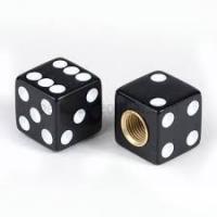 Tapas de las válvulas de neumáticos – dado negro